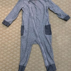 Cat & Jack Baby Boys Asymmetrical Zip Romper 18mo